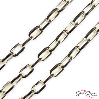 JJB Enamel Paperclip Chain in Darkside