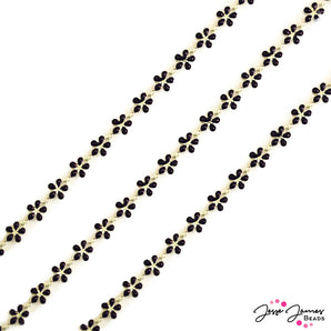 JJB Enamel Flower Chain in Eclipse