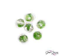 JJB Glass Bead Set in Emerald Potion