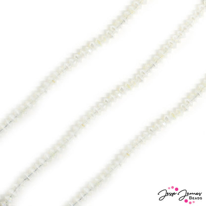 JJB Glass Bead Strand in Crystal Clear