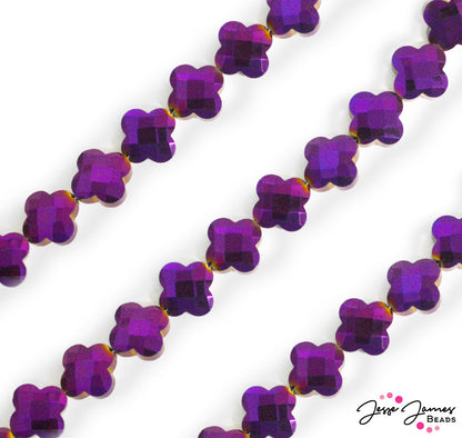 JJB Glass Bead Strand in Whispering Violet