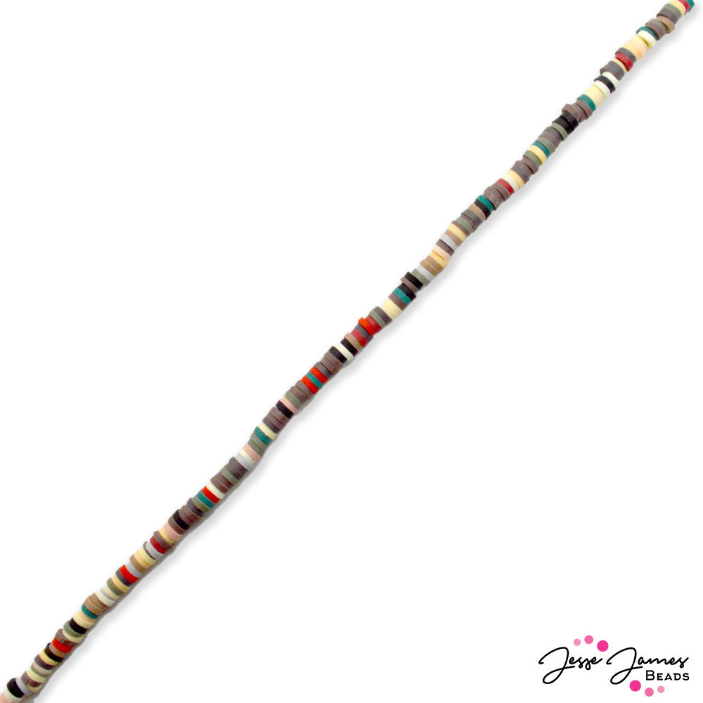 Jesse James Beads heishi bead strand for Jewelry Making and Crafting