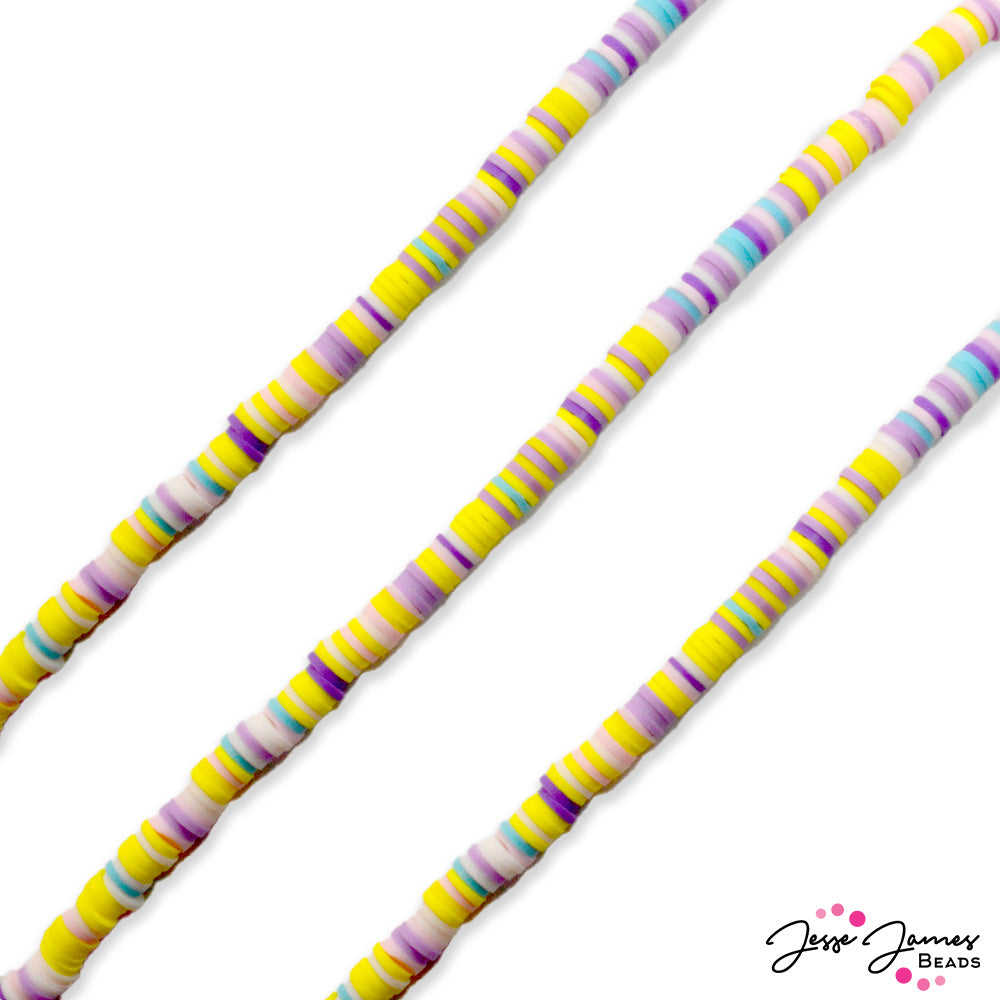 JJB Heishi Bead Strand in Egg Hunt