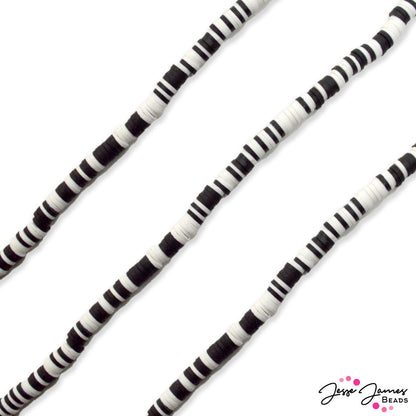 JJB Heishi Bead Strand in Momento Mori