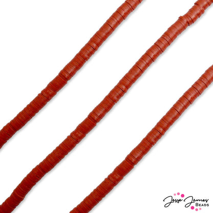 JJB Heishi Bead Strand in Radient Raspberry