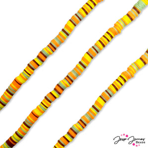 JJB Heishi Bead Strand in September Sunset