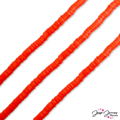 JJB Heishi Bead Strand in Very Cherry