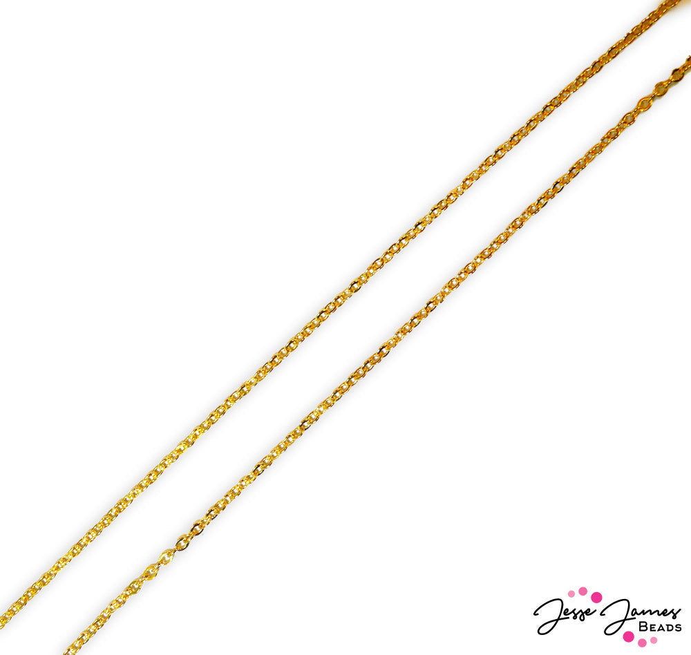 JJB Summer Camp 2023 2.5mm Gold Chain