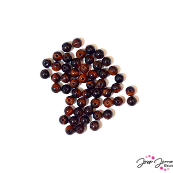 JJB Summer Camp Dakota Stones in Matte Red Tiger Eye 4mm