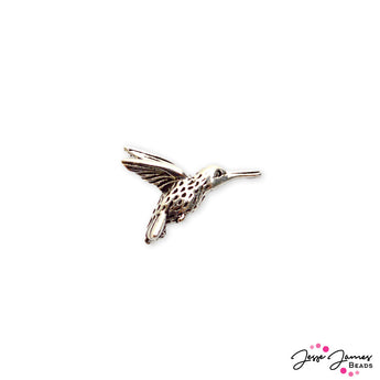 TierraCast Hummingbird Bead in Silver