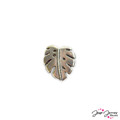 TierraCast Monstera Button in Silver