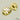 TierraCast Monstera Button in Gold