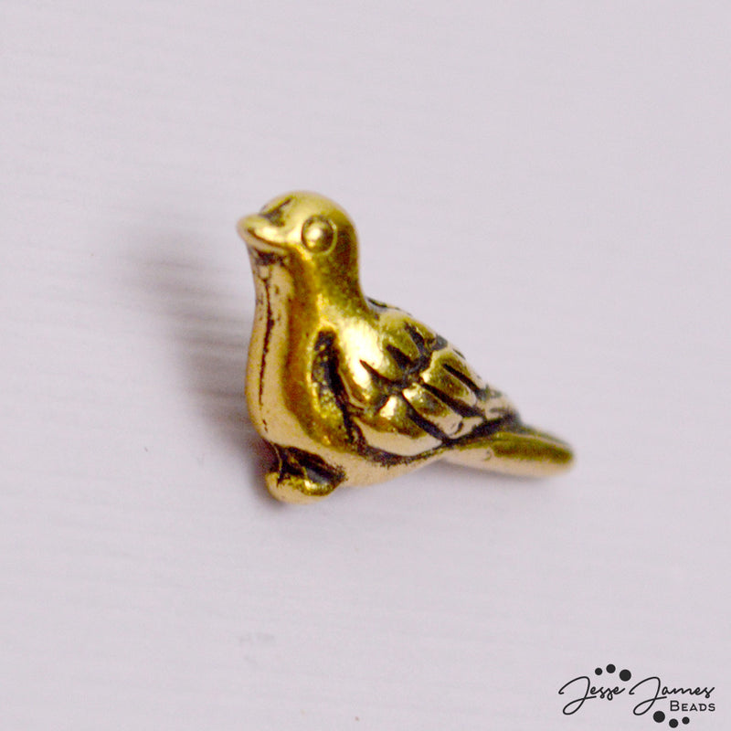 TierraCast Paloma Bird in Gold