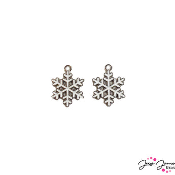 JJB Holiday Charm Pair in Snowflakes