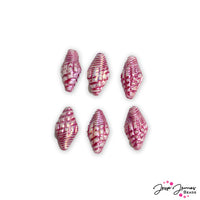 JohnBead Pink Spiral Seashells