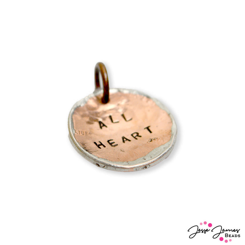 Lucky Penny All Heart Affirmation Charm