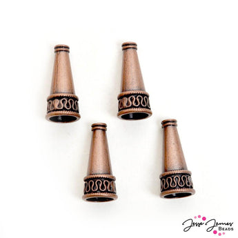Metal Bead Cone Set in Explorer Copper