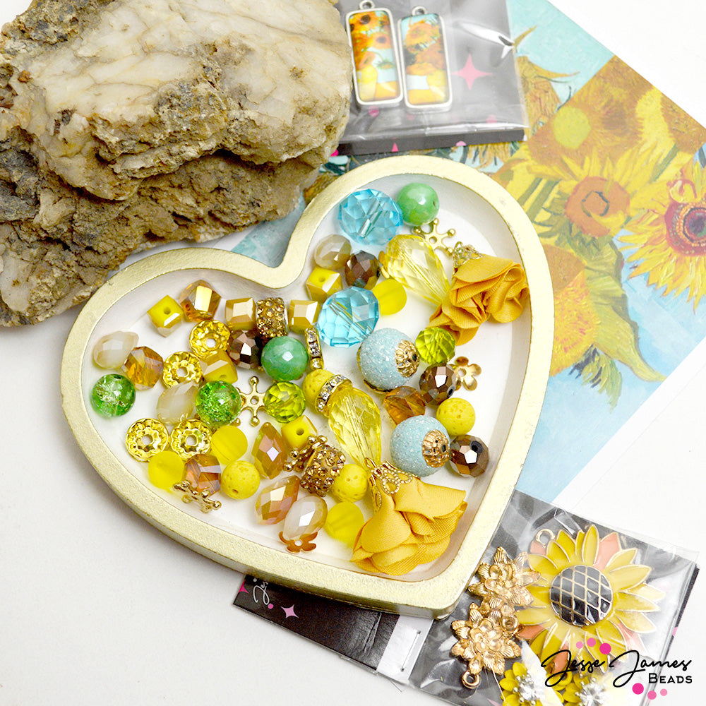 Sunflowers Bead Box - July 2022 MMBB