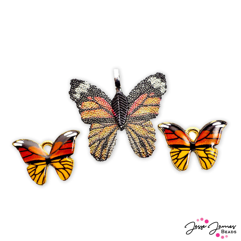 MMBB VIP Monarch Butterfly Charm Set
