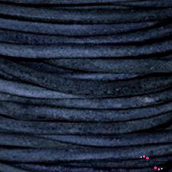 Natural Blue 0.5 MM Leather Cord