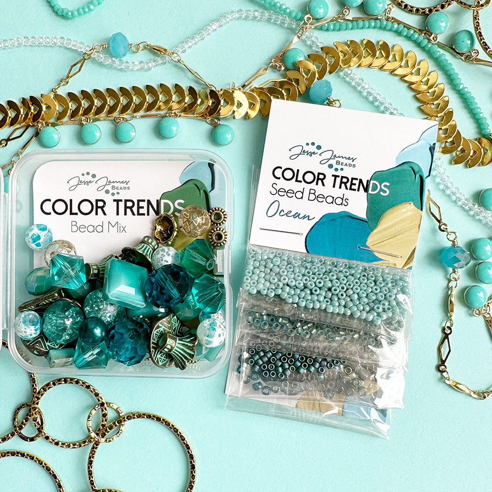 Color Trends Bead Mix in Ocean