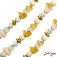 On The Rocks Bead Strand in Pina Colada