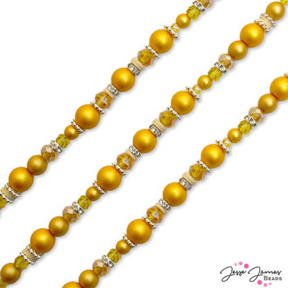 Pantone Pearl Bead Strand in Samoan Sun