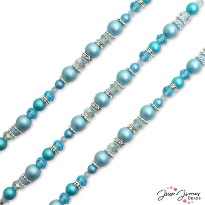 Pantone Pearl Bead Strand in Waterspout