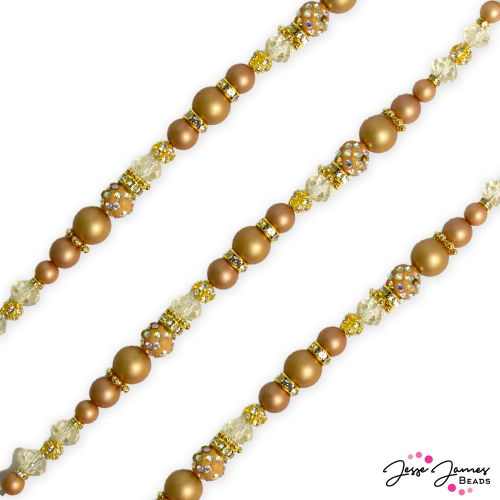 Pantone 2023/2024 Pearls Bead Strand in Doe