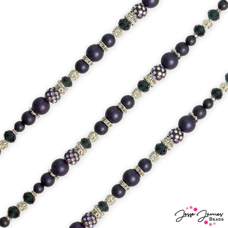 Pantone 2023/2024 Pearls Bead Strand in Eclipse