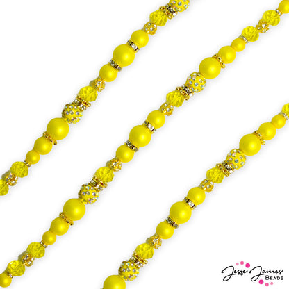 Pantone 2023/2024 Pearls Bead Strand in High Visibility