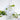 Partly Cloudy Periwinkle Glass Bead Strand