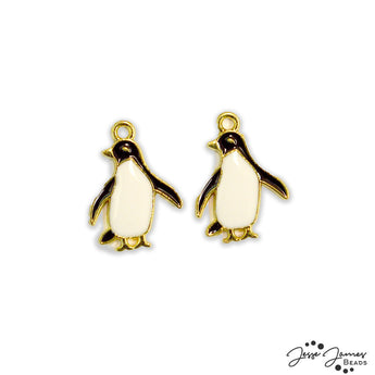 Penguin Charm Pair