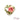 Victorian Rose Heart Japanese Tensha Bead 24mm