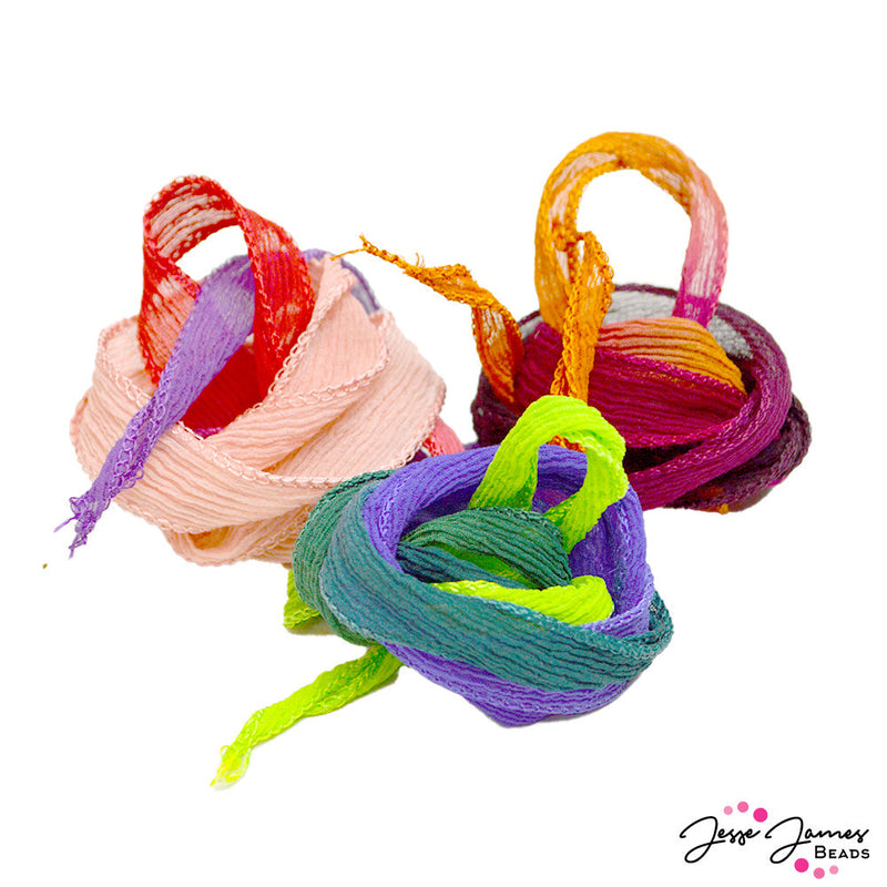 Hocus Pocus inspired fairy silk by Jesse James Beads custom dyed fairy silk