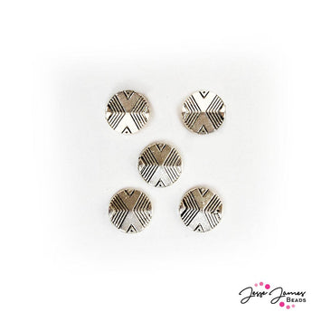 Geometric Metal Bead Set 