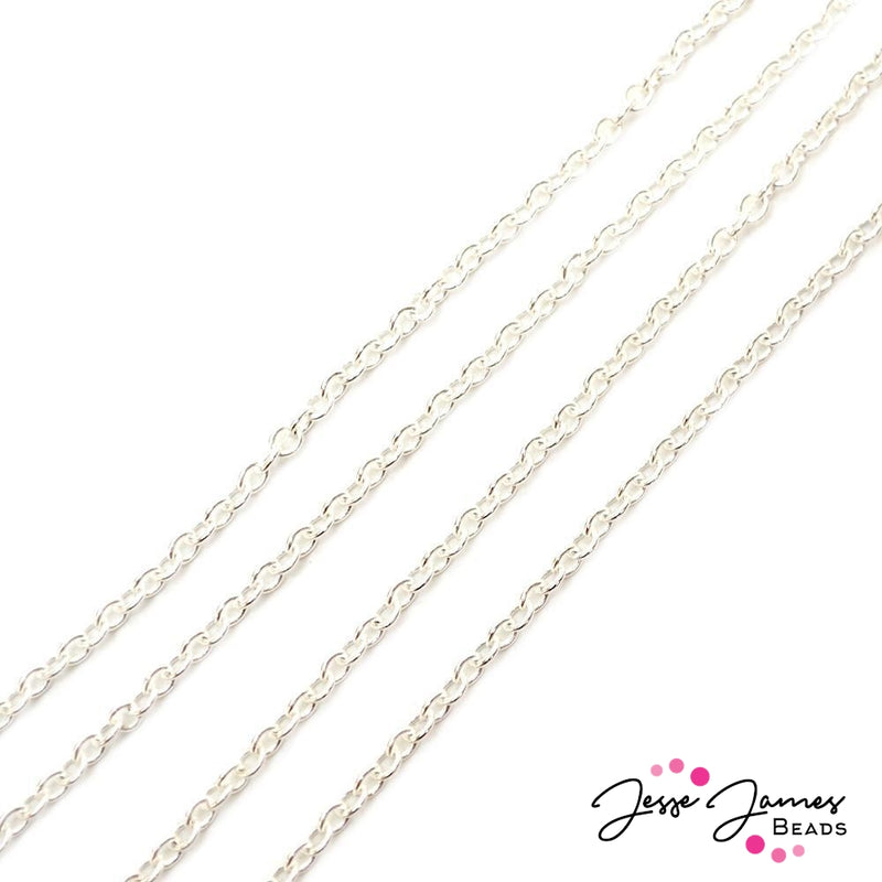 Bitty Cable Chain in Silver