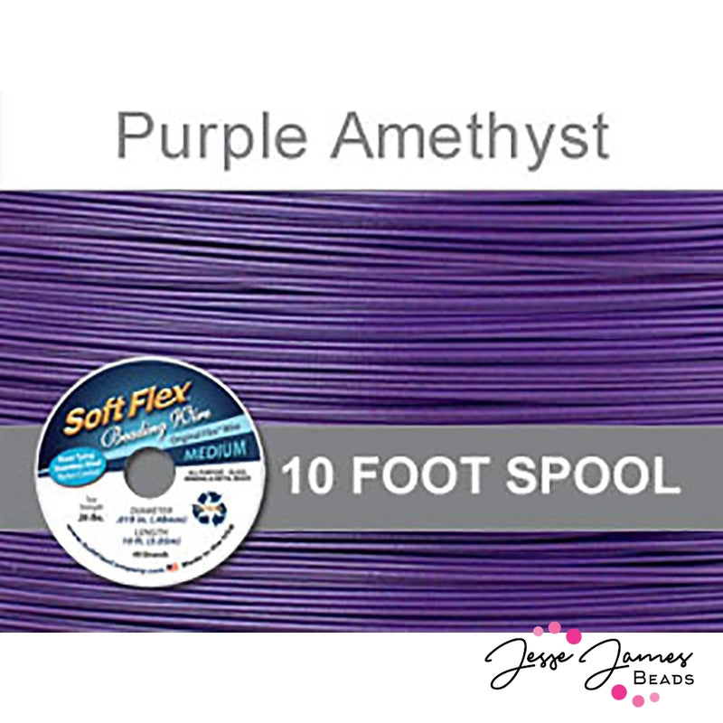 Purple Amethyst Soft Flex Wire