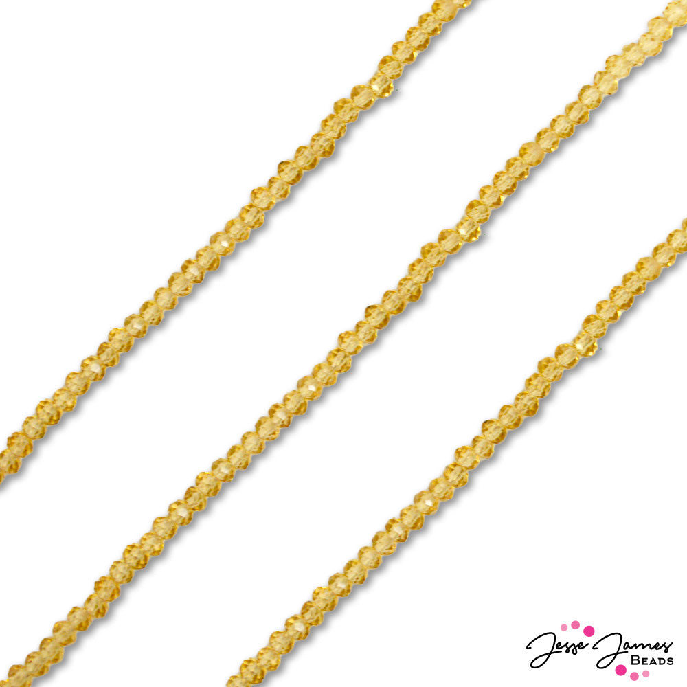 Thunder Polish Glass Bead Strand in 2mm Sandy Shores