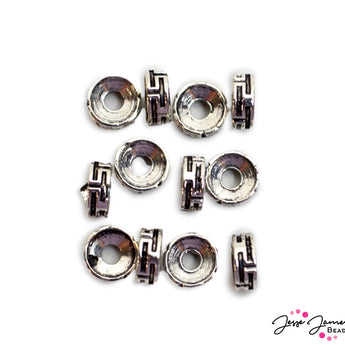 Tibetian Geometic Spacer Bead Set 