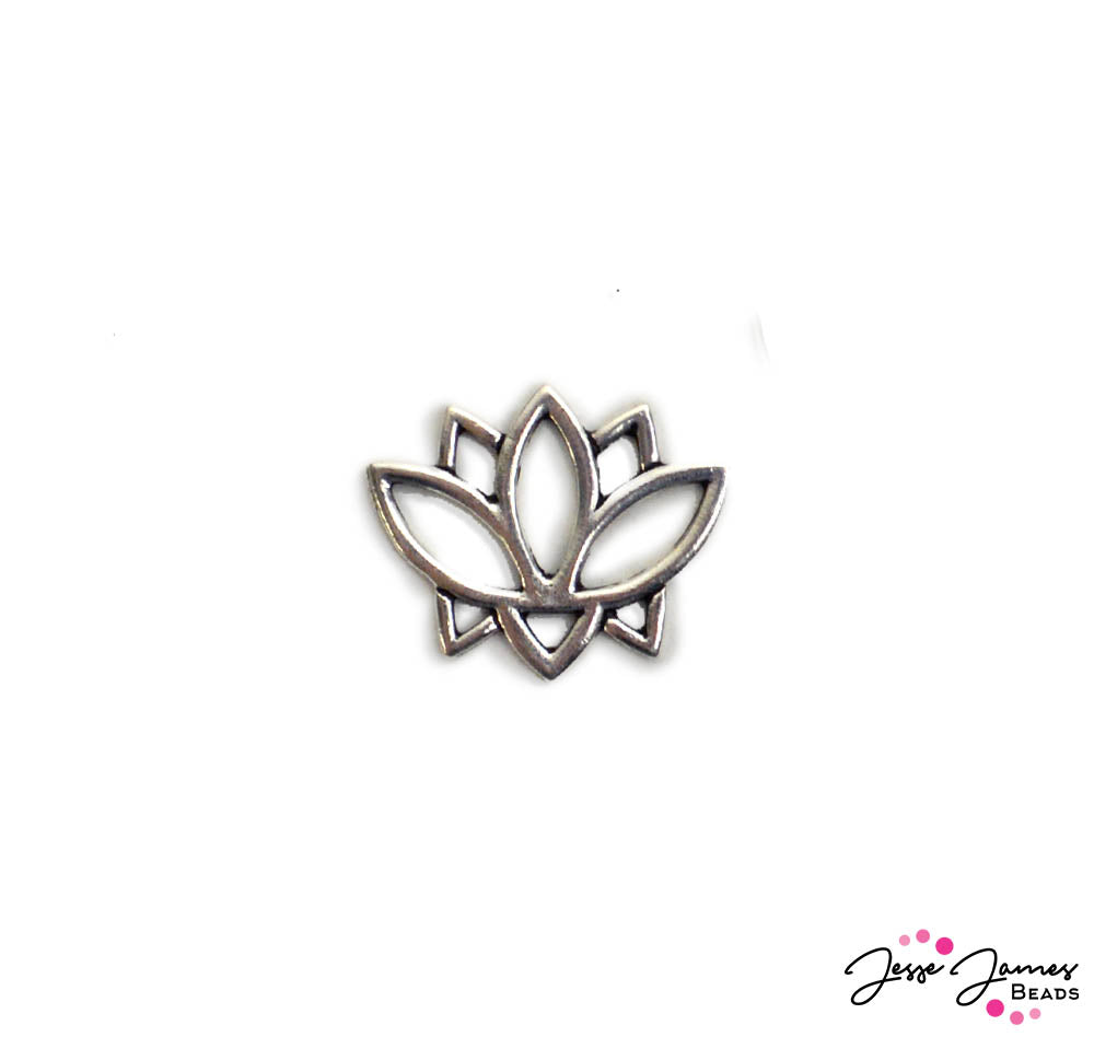 TierraCast Lotus Connector in Silver