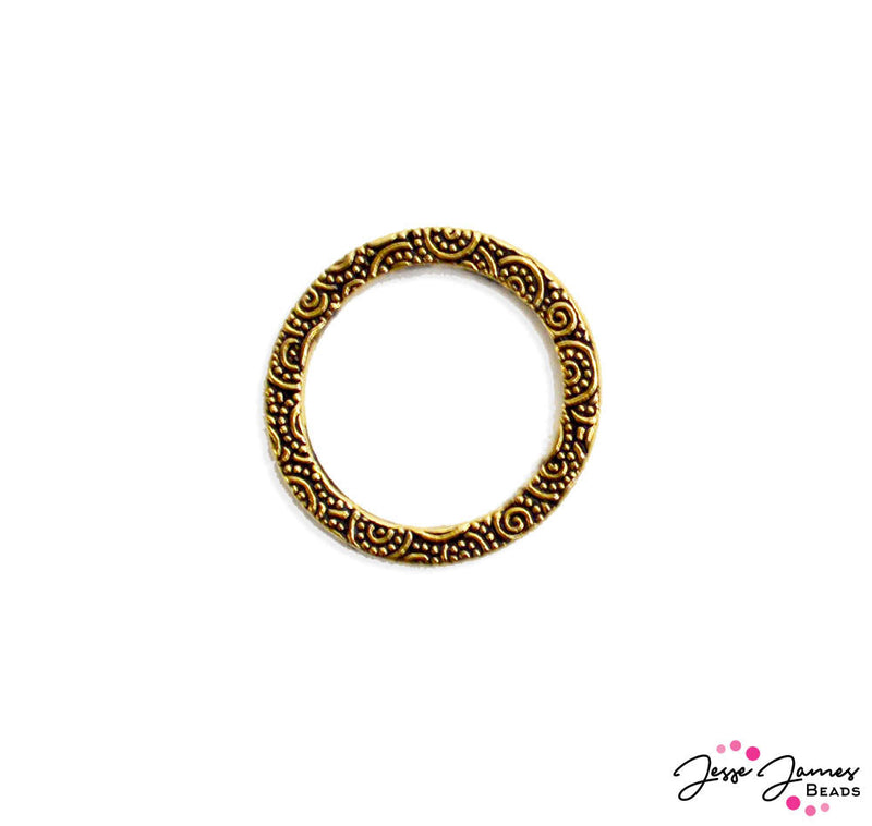 TierraCast Spiral Ring in Gold