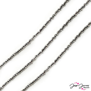 Thunder Polish Glass Strand in 1MM Silver