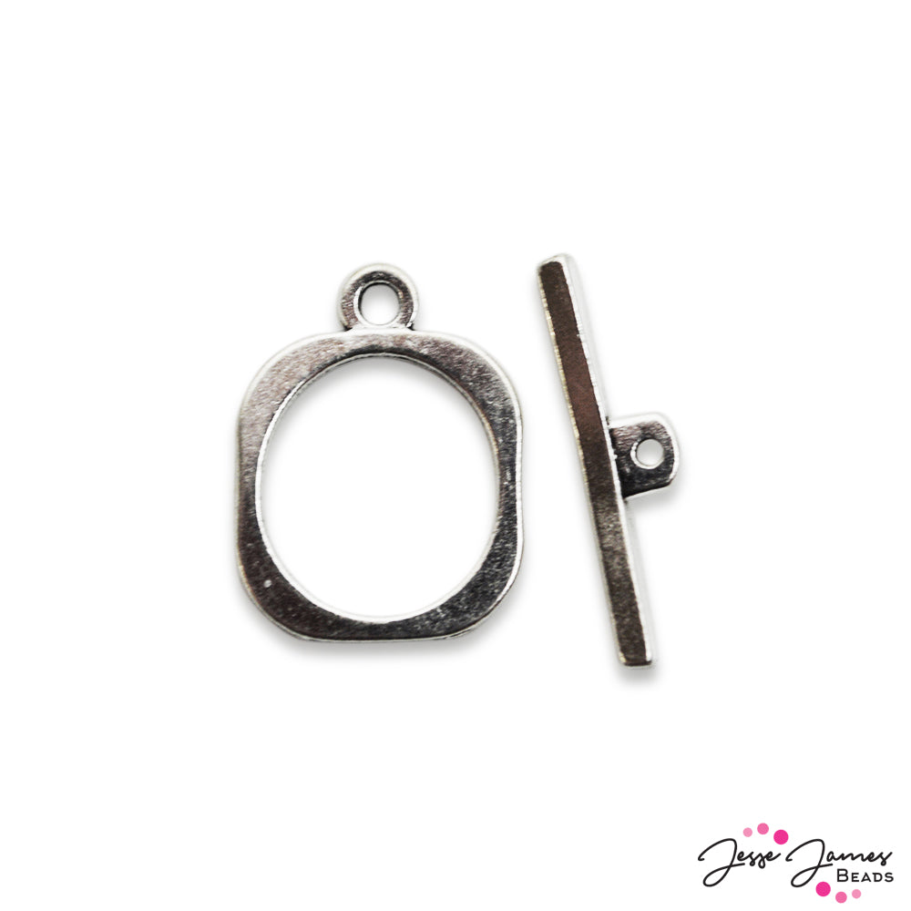 Toggle Clasp in Square in a Circle Set of 3