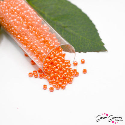 TOHO 11/0 Seed Beads in Mandarin Orange