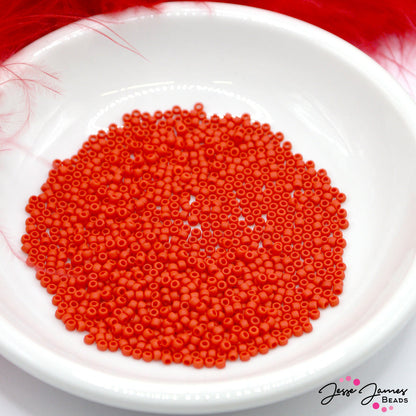 TOHO 11/0 Seed Beads in Wild Strawberry