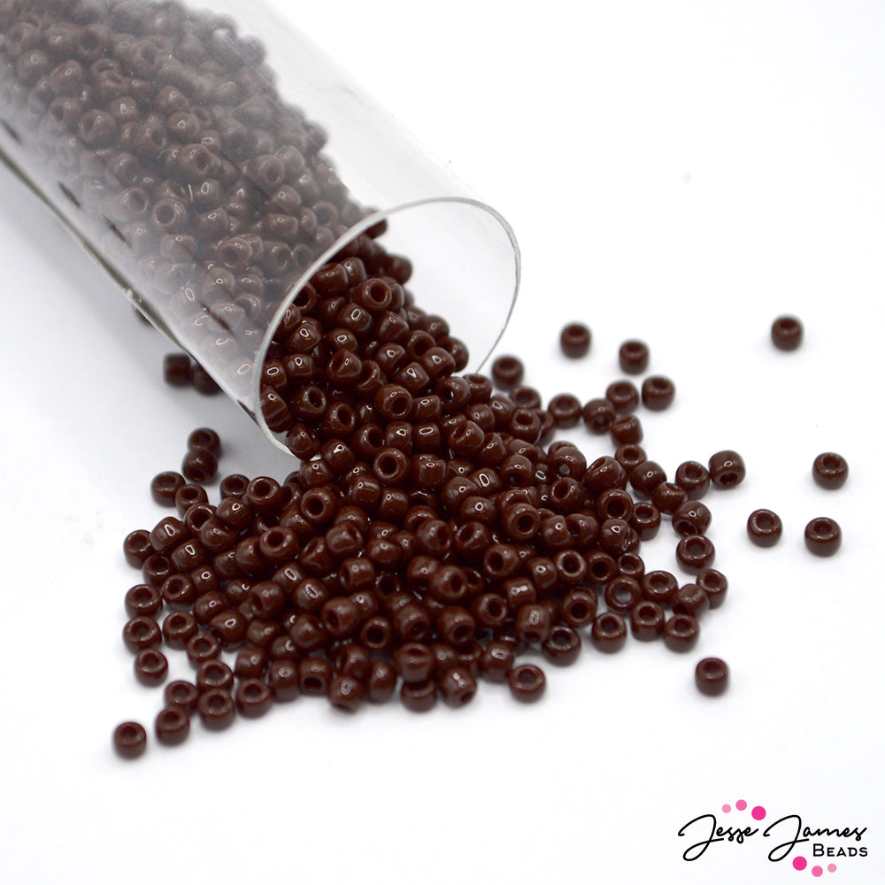 TOHO 11/0 Seed Beads in Brownie Batter