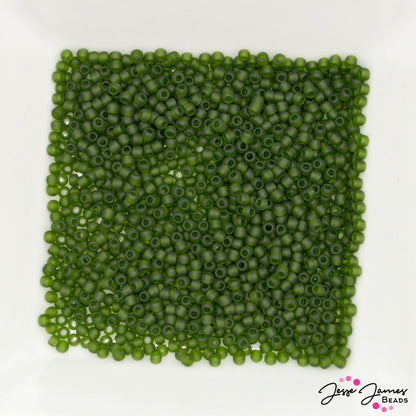 TOHO 11/0 Seed Beads in Woodland Moss