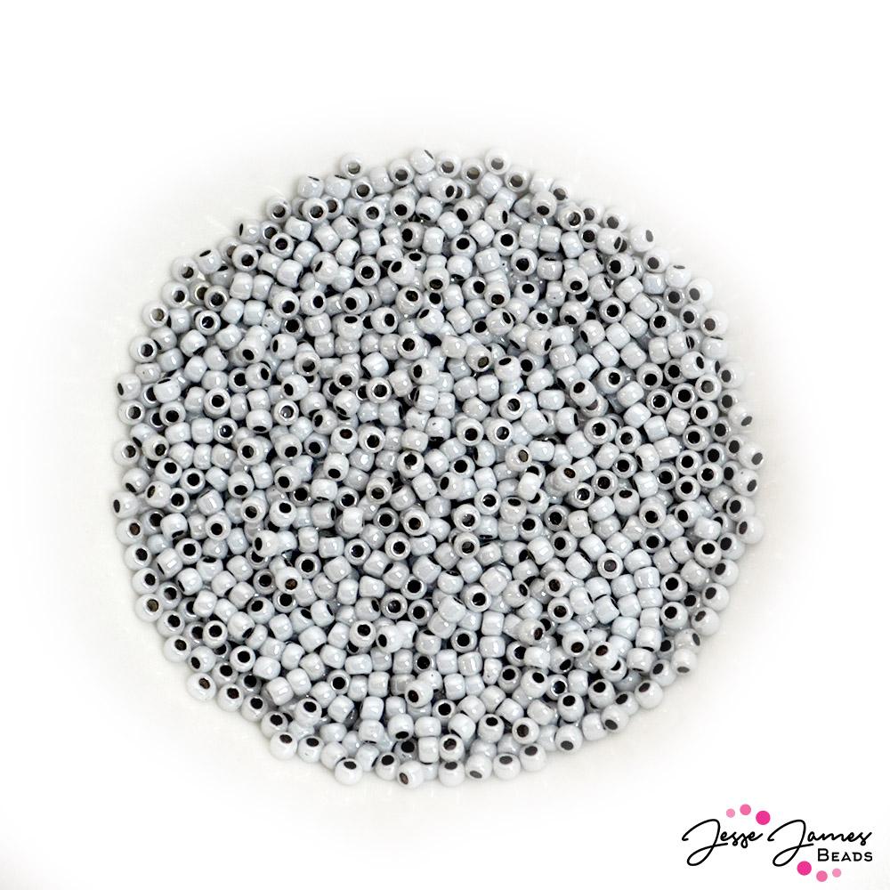 TOHO 11/0 Seed Bead Mix in Light Grey