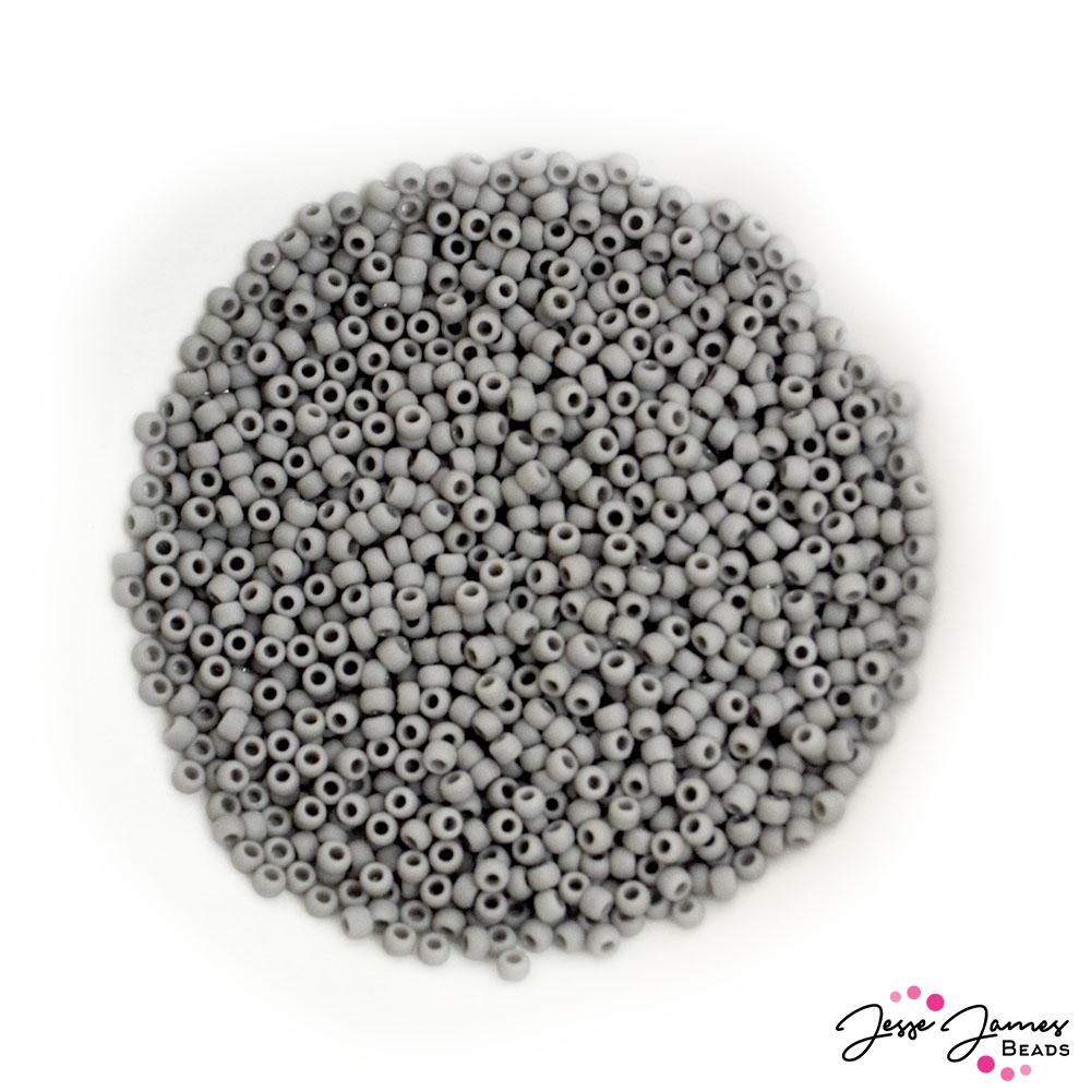 TOHO 11/0 Seed Bead Mix in Ultimate Grey